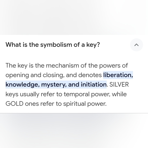 Goldplated Key Pendant on Princess Chain - Picture 6 of 6